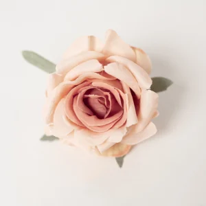 Rose Purple artificial Layered Rose Flower Head, 7 cm