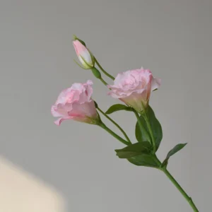 Pink artificial lisianthus stem