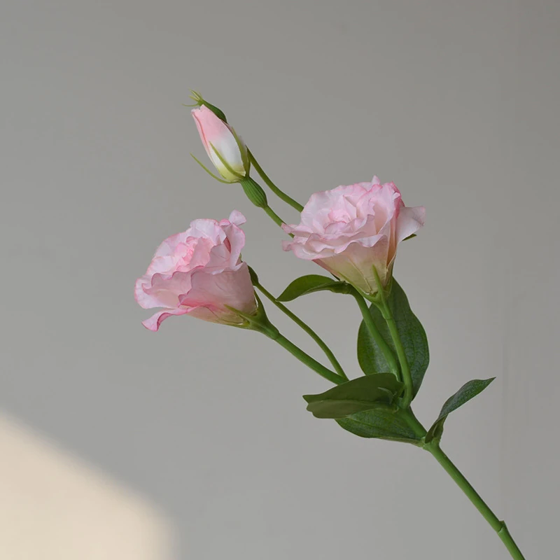 Pink artificial lisianthus stem