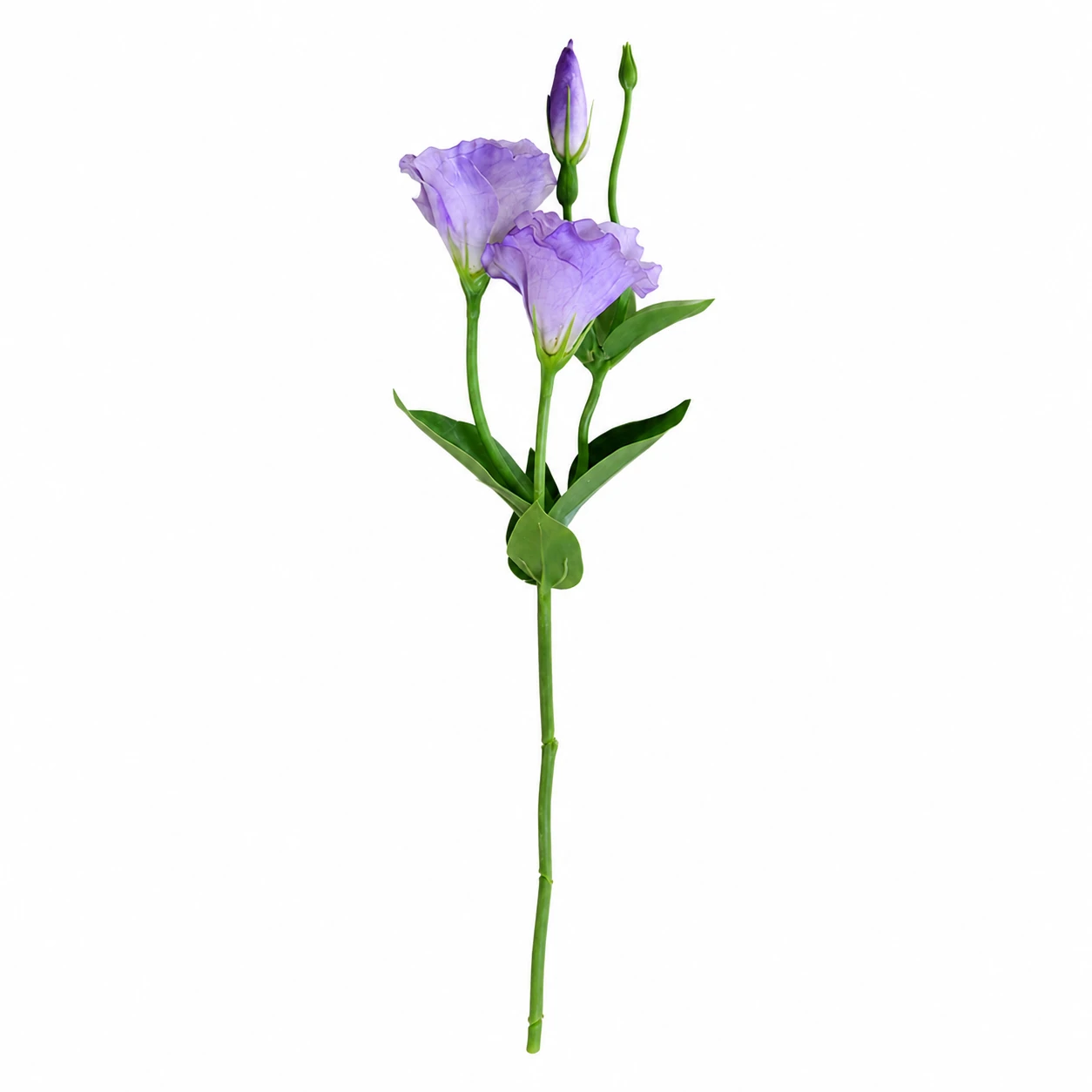 Purple artificial lisianthus stem