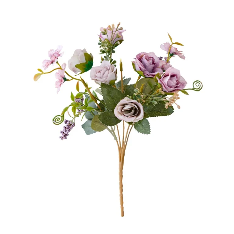 Artificial Mini Rose Mixed Flower Bouquet