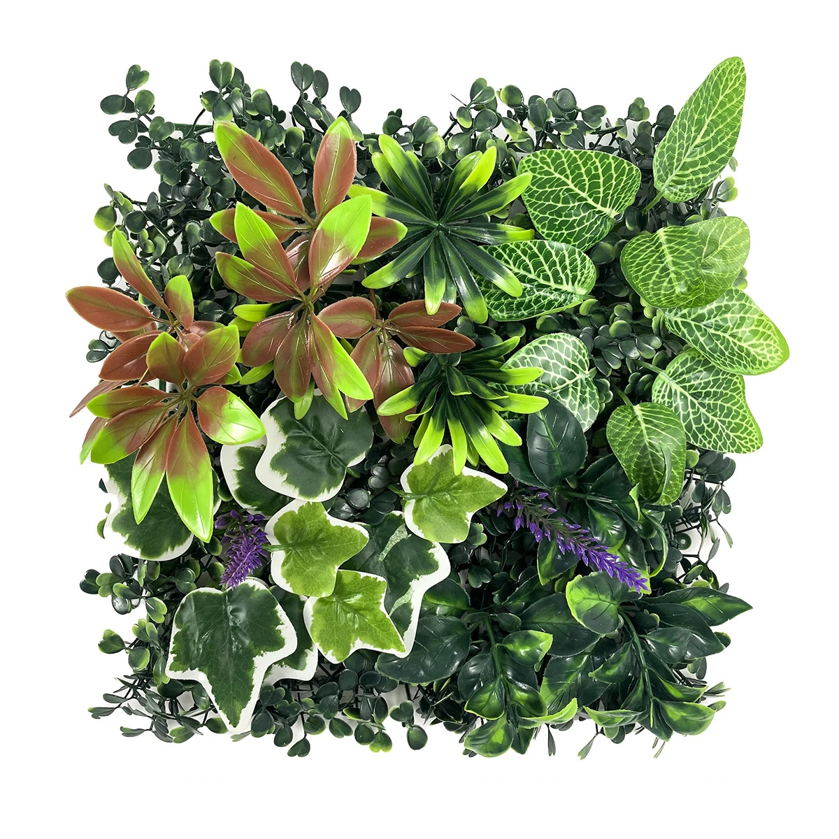 Ivy Greenery Mix artificial mixed green wall panel
