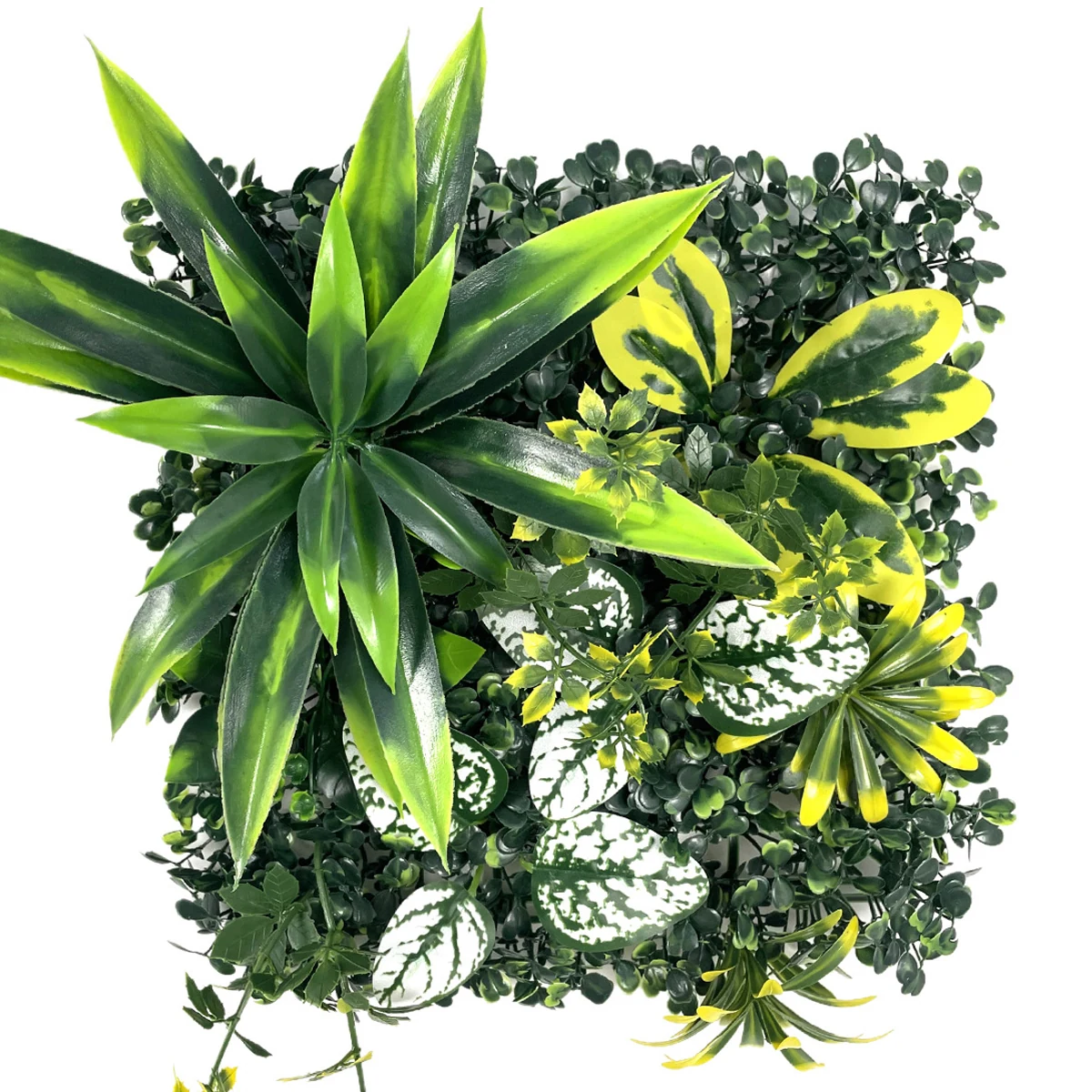 Tropical Dracaena Mix artificial mixed green wall panel