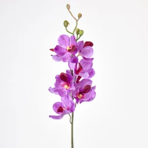 Lavender artificial mokara orchid stem
