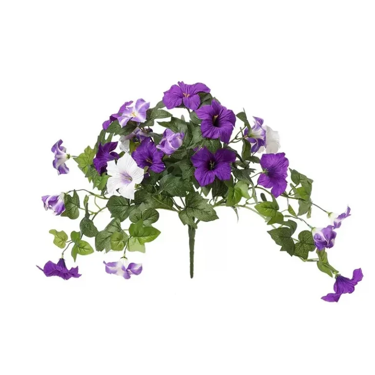 Artificial Morning Glory Flower Bush
