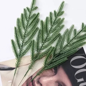 Bundle of artificial Norfolk pine sprays for floral arranging
