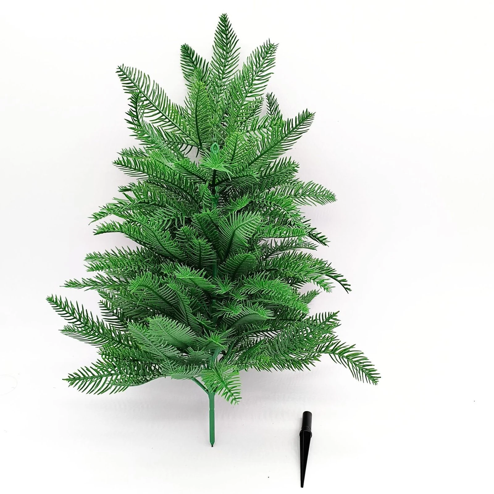 Artificial Norfolk pine stake with removable ground spike
