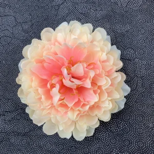 Blush artificial peony flower head