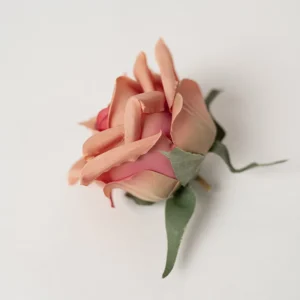 Close-up of deep rose artificial Pointed-Petal Rose Flower Head