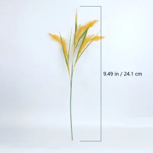 Size diagram for 24.1 cm golden artificial rice stem