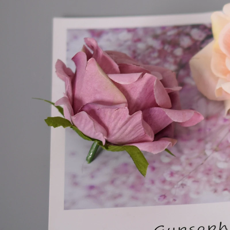 Close-up of artificial Rolled-Petal Rose Flower Head
