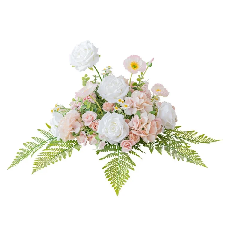 Artificial Rose Fern Table Centerpiece Collection