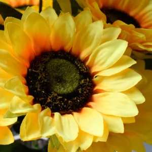 Close-up of artificial Seven-Head Sunflower Bush