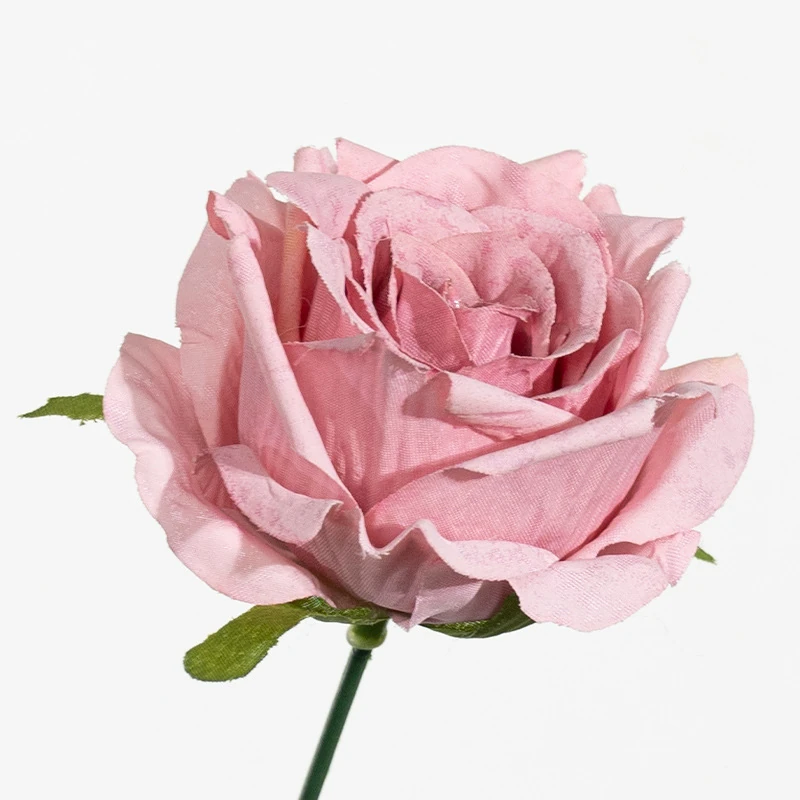 Close-up of rose pink artificial Single Rose Flower Stem