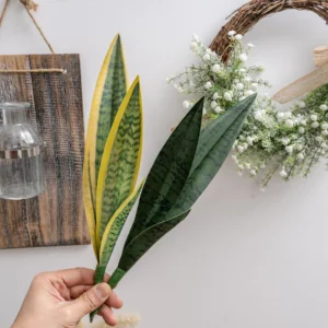 Available styles of artificial snake plant leaf insert