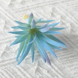Blue artificial spiky succulent pick