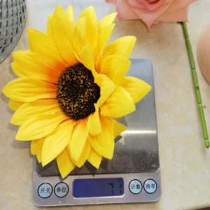 Weight reference for artificial Sunflower Flower Head