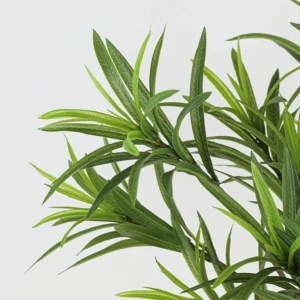 Close-up of leaf artificial willow leaf branch