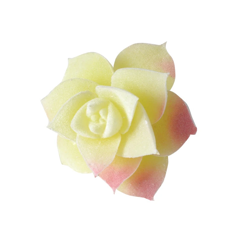 Rose Rosette assorted cream and pink artificial succulent picks
