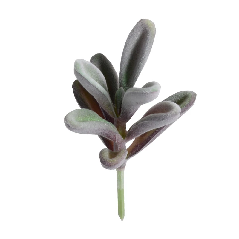 Paddle Leaf assorted purple artificial succulent picks