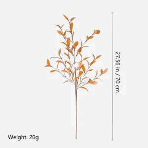 Size and weight diagram for 70 cm artificial eucalyptus spray