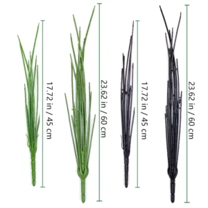Size options for 45 cm and 60 cm plastic flower bush stem frames