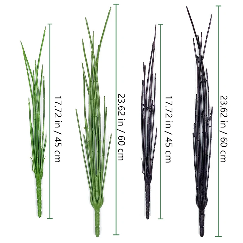 Size options for 45 cm and 60 cm plastic flower bush stem frames