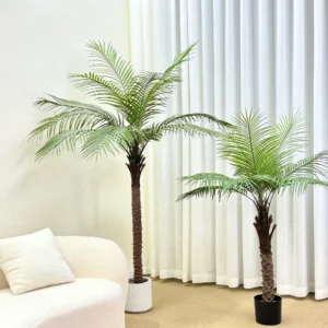 Available styles for potted artificial areca palm tree collection