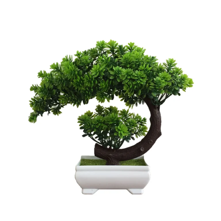 Potted Artificial Conifer Bonsai Tree