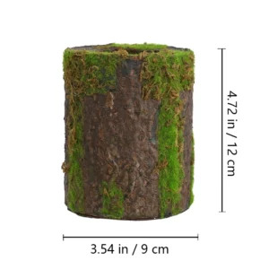 Size diagram for pot potted artificial coral bells plant