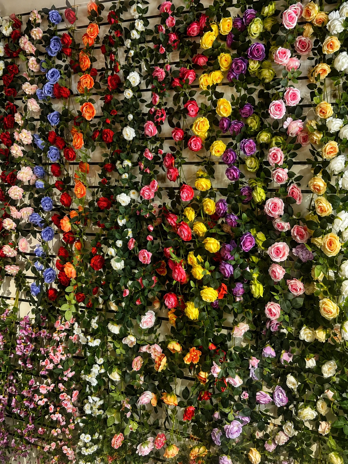 Artificial flowering vines with green foliage from PJTL's Greenery and Plants collection.